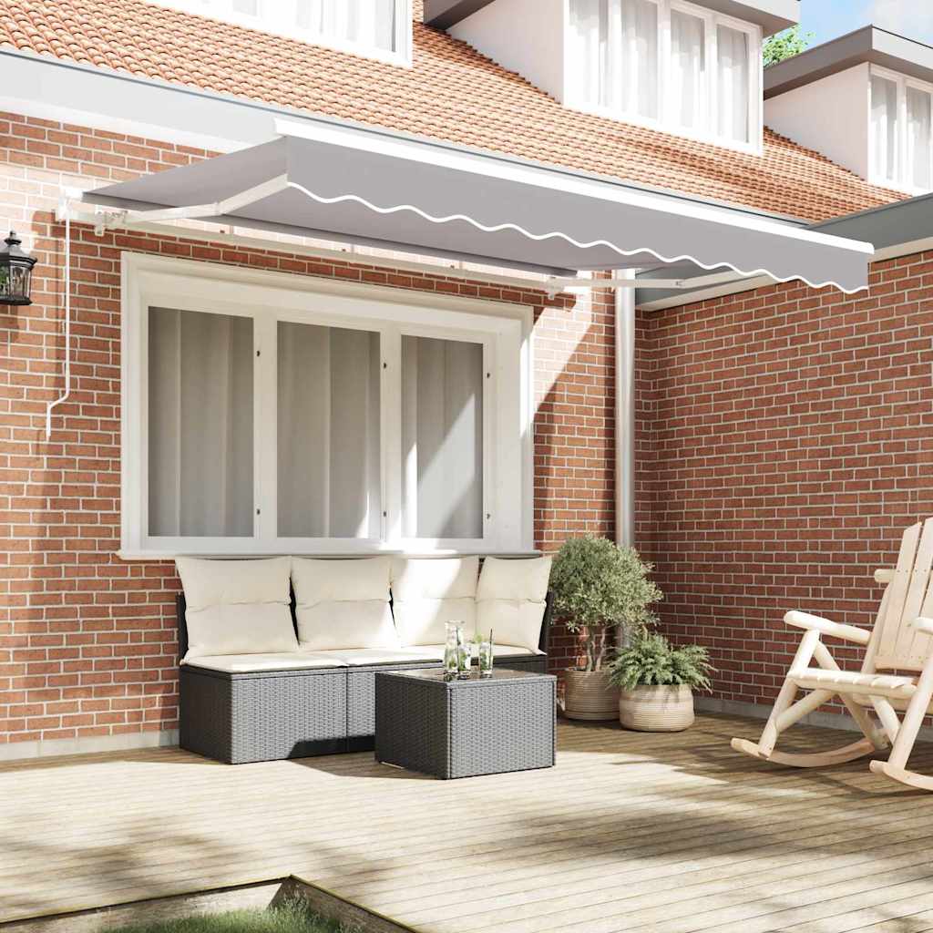 Reserveduk til markise Lysegrå 300 x 250 cm Lerret