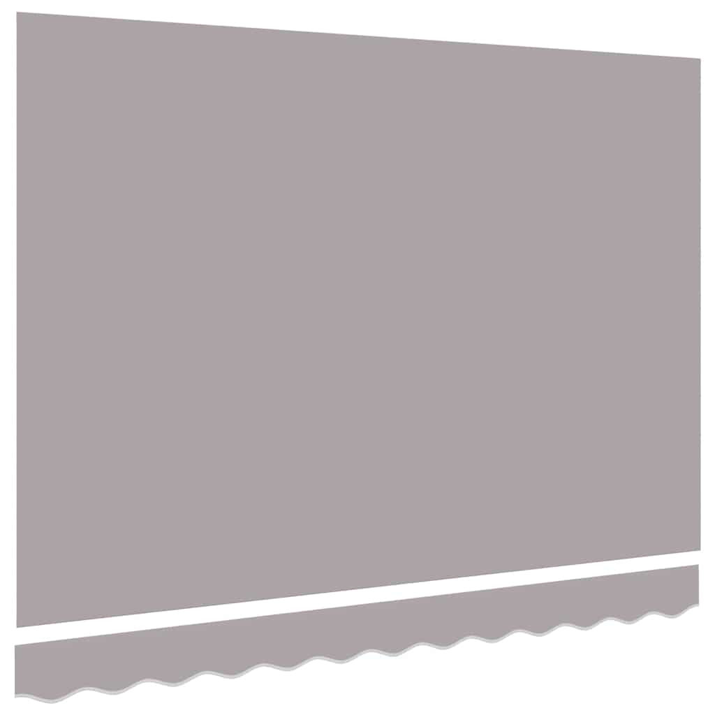 Reserveduk til markise Lysegrå 300 x 250 cm Lerret
