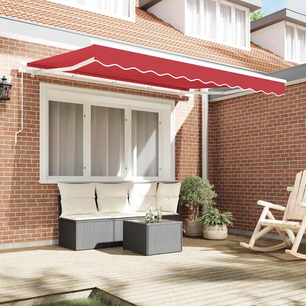 Reserveduk til markise Rød 300 x 250 cm Lerret