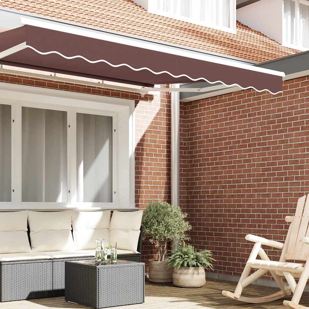 Markiseduk Brun 2.3 x 0.2 m Lerret