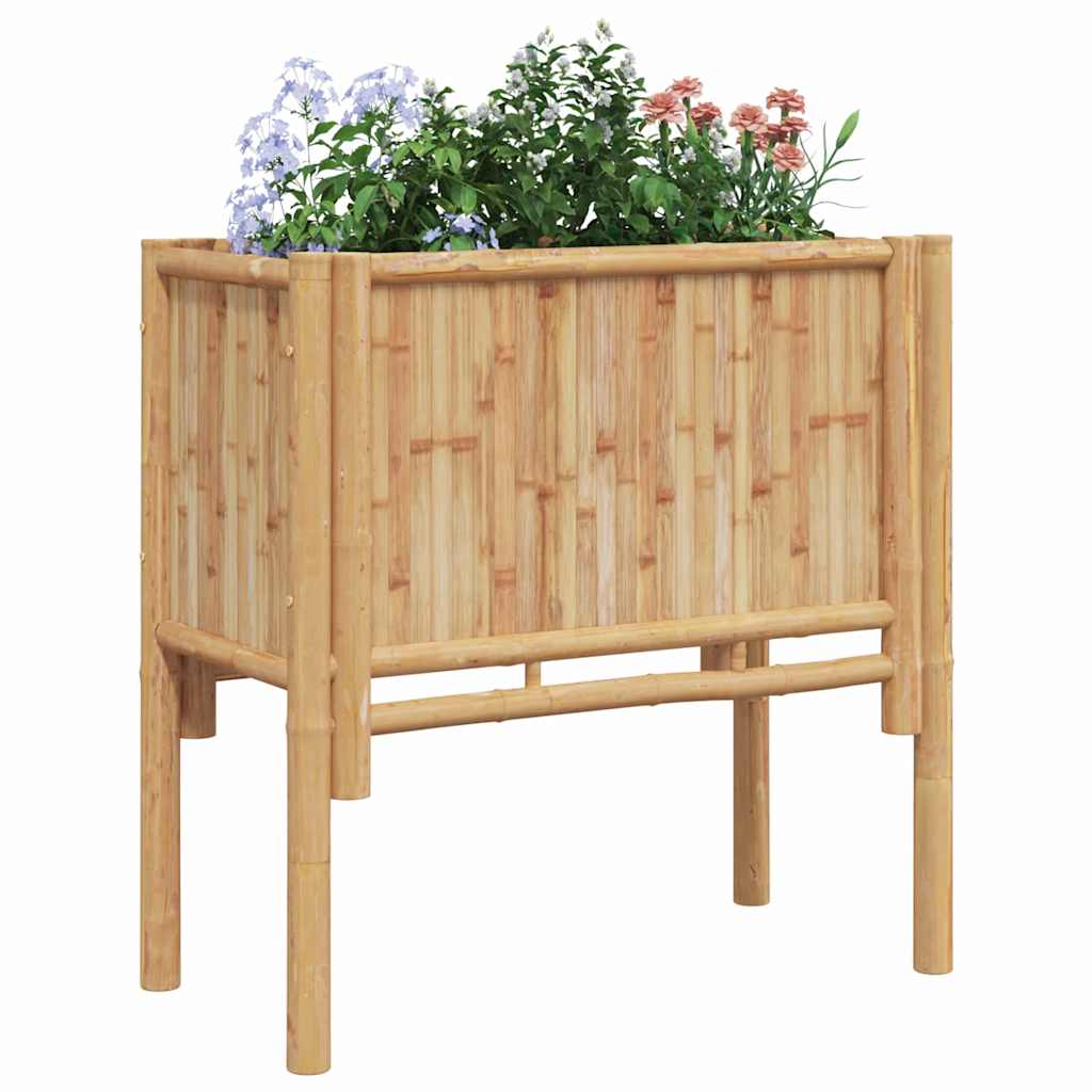 Høybed Brun 70 x 35 x 70 cm Bambus