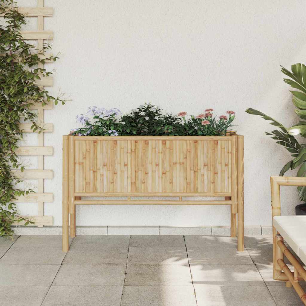 Høybed Brun 110 x 35 x 70 cm Bambus