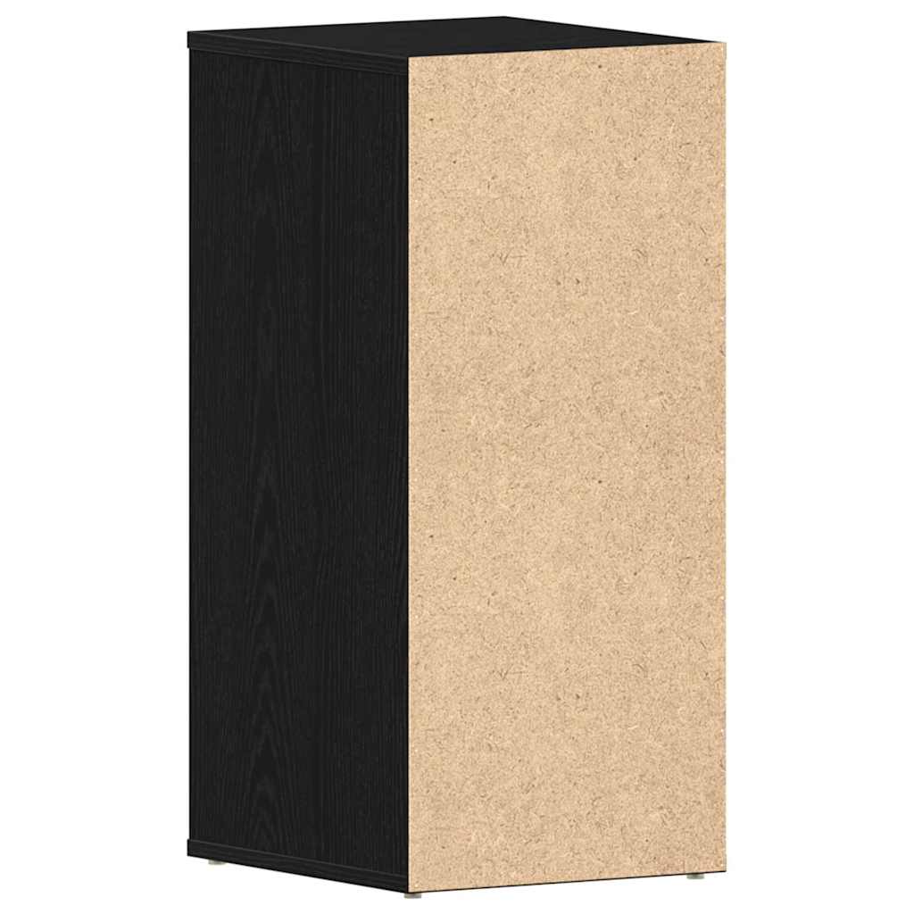 Skohylle 2 stk i svart eik - 32x35x70 cm av konstruert tre