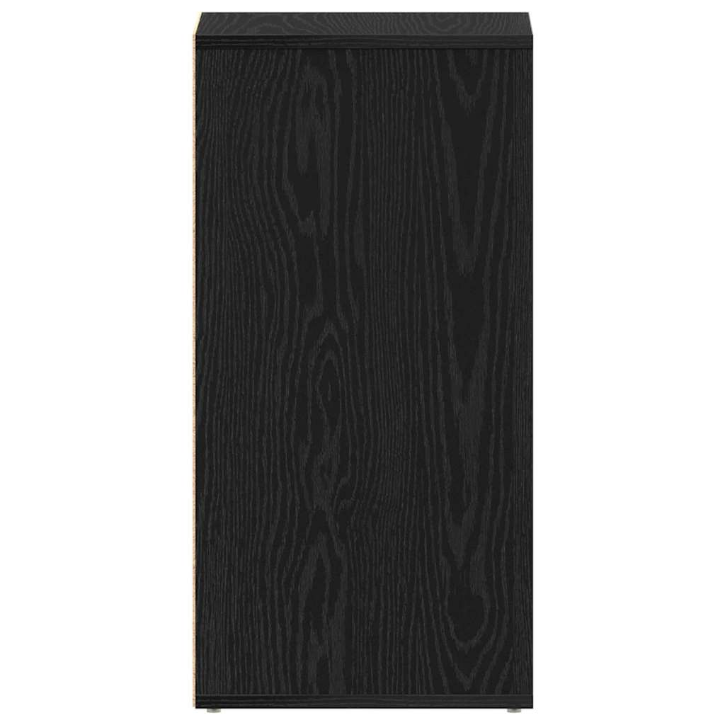 Skohylle 2 stk i svart eik - 32x35x70 cm av konstruert tre