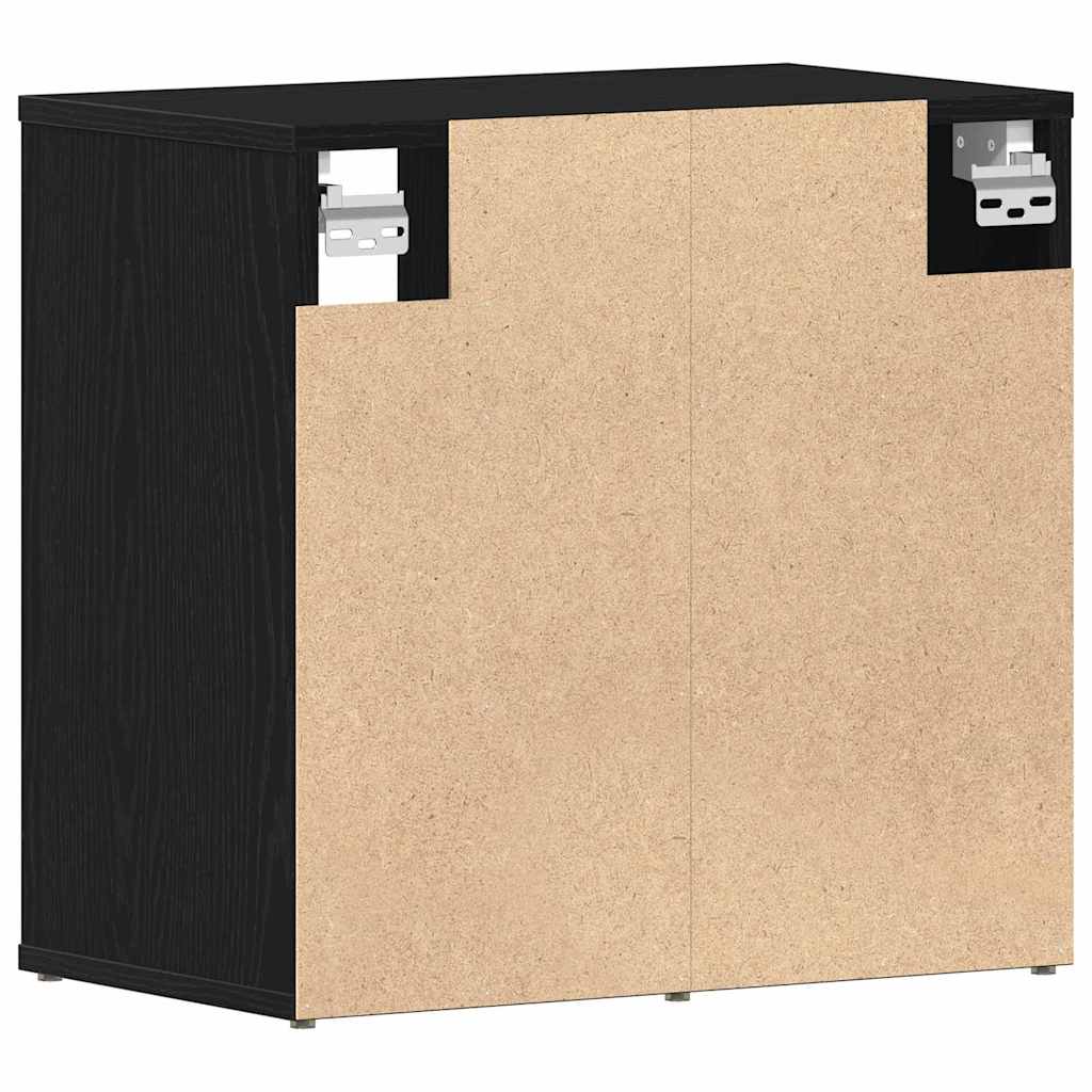 Skohyller - 2-pakning i svart eik - 52,5 x 30 x 50 cm