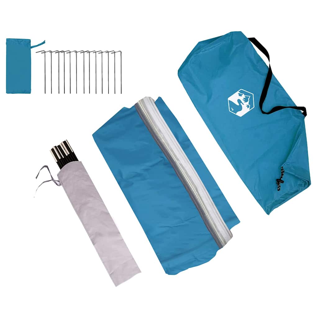 Telt med tak Annet med luftventil Blå og svart 285 x 255 x 245 cm Polyester