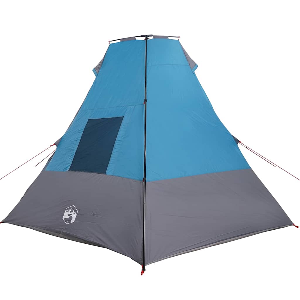 Telt med tak Annet med luftventil Blå og svart 383 x 338 x 217 cm Polyester