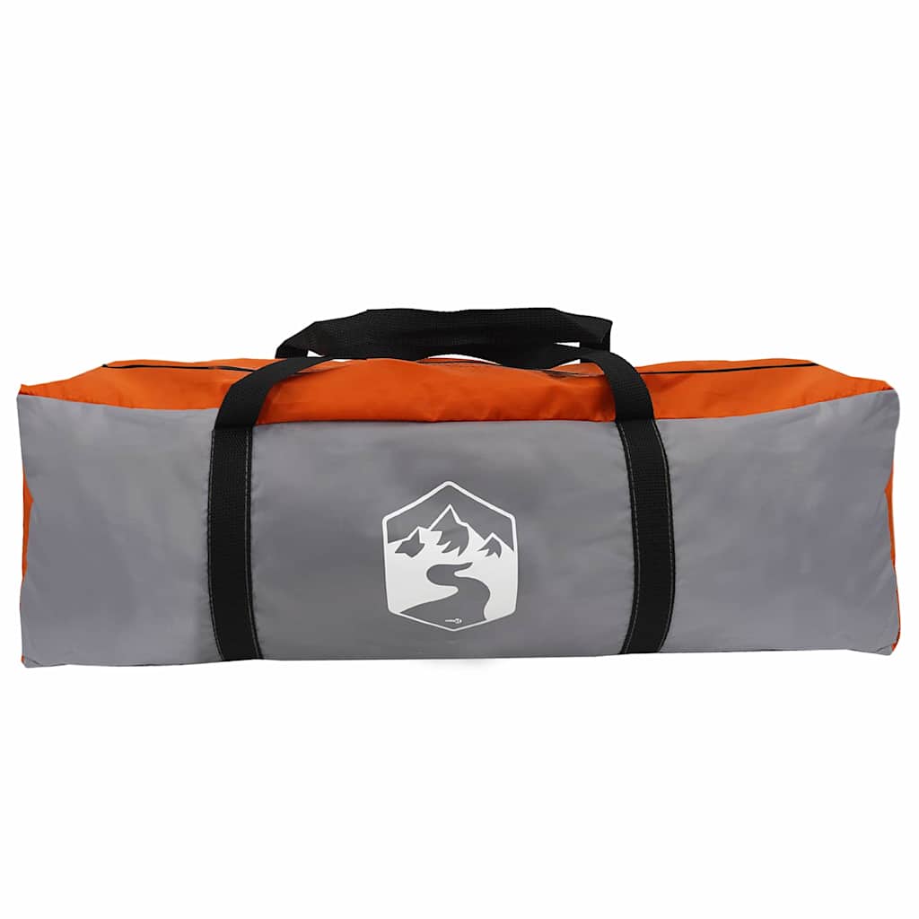 Telt Grå og oransje og svart 383 x 338 x 217 cm Polyester