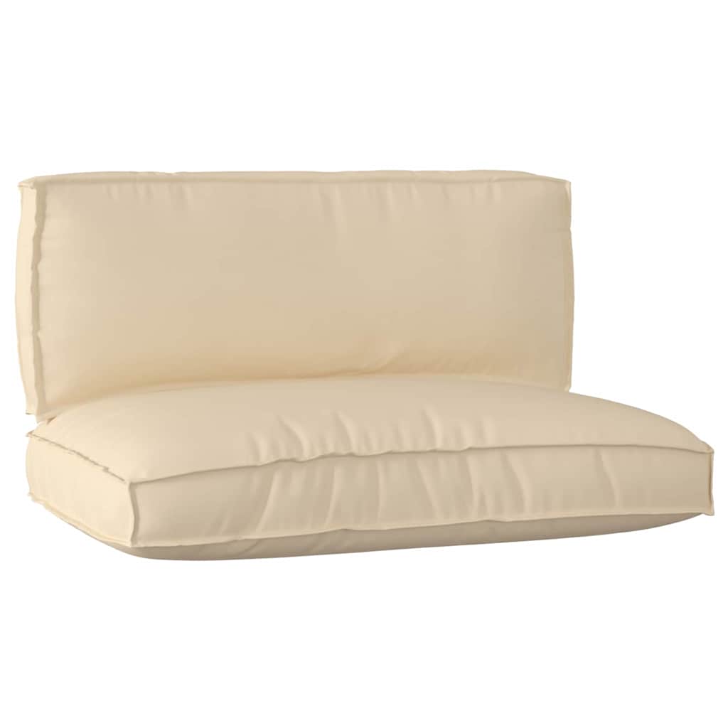 2-delers pallepute sett beige Oxford-stoff
