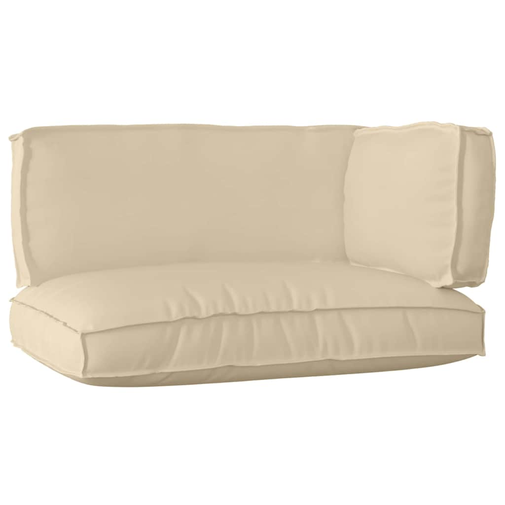 3-delt Pallpute Sett Beige Oxford Stoff