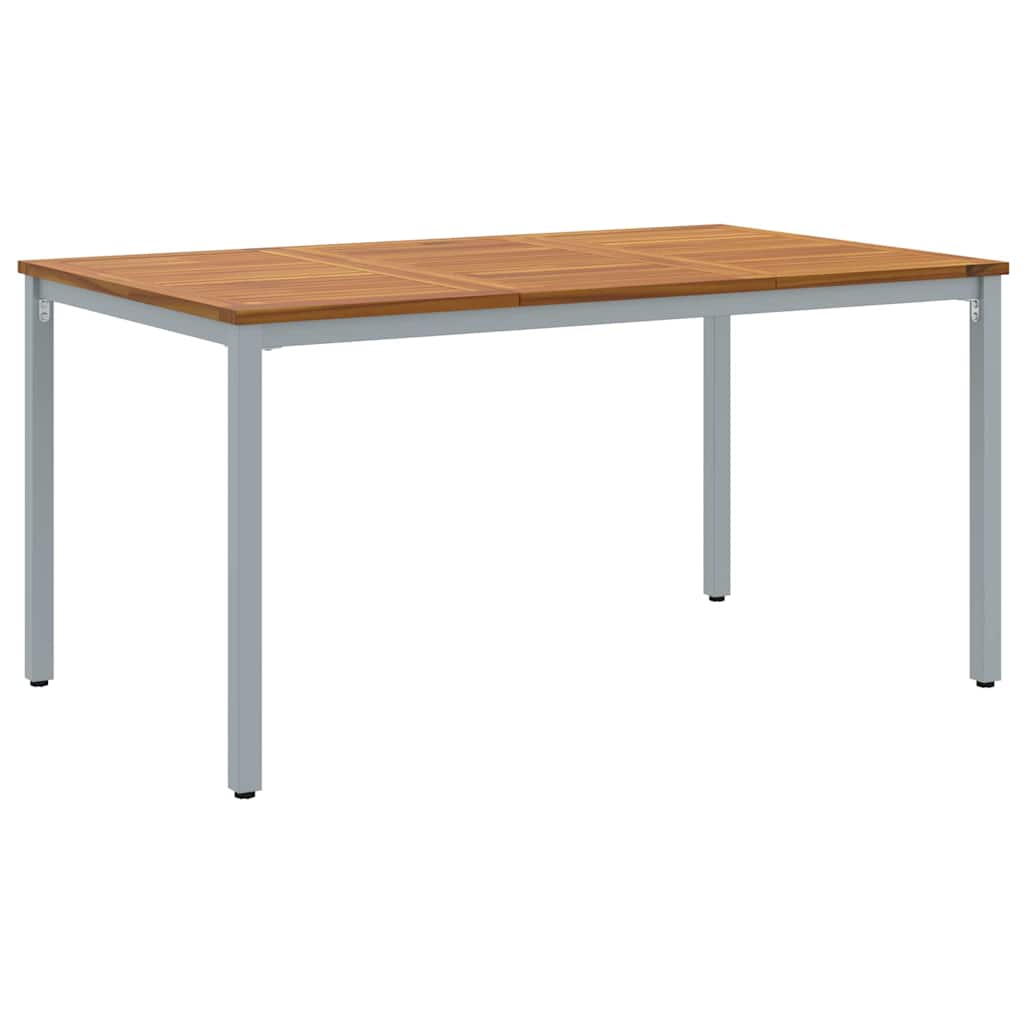Utendørsbord Naturlig og grå 150 x 90 x 75 cm heltre akasie