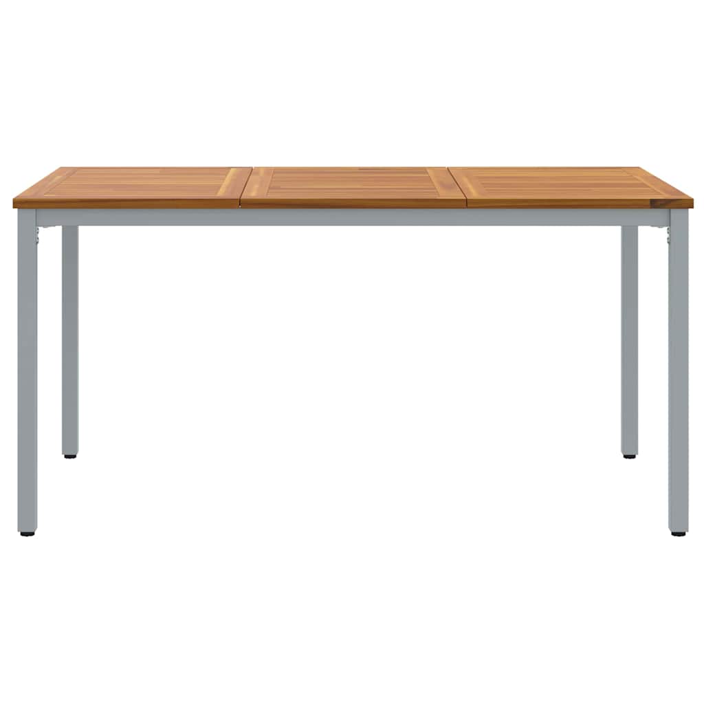 Utendørsbord Naturlig og grå 150 x 90 x 75 cm heltre akasie