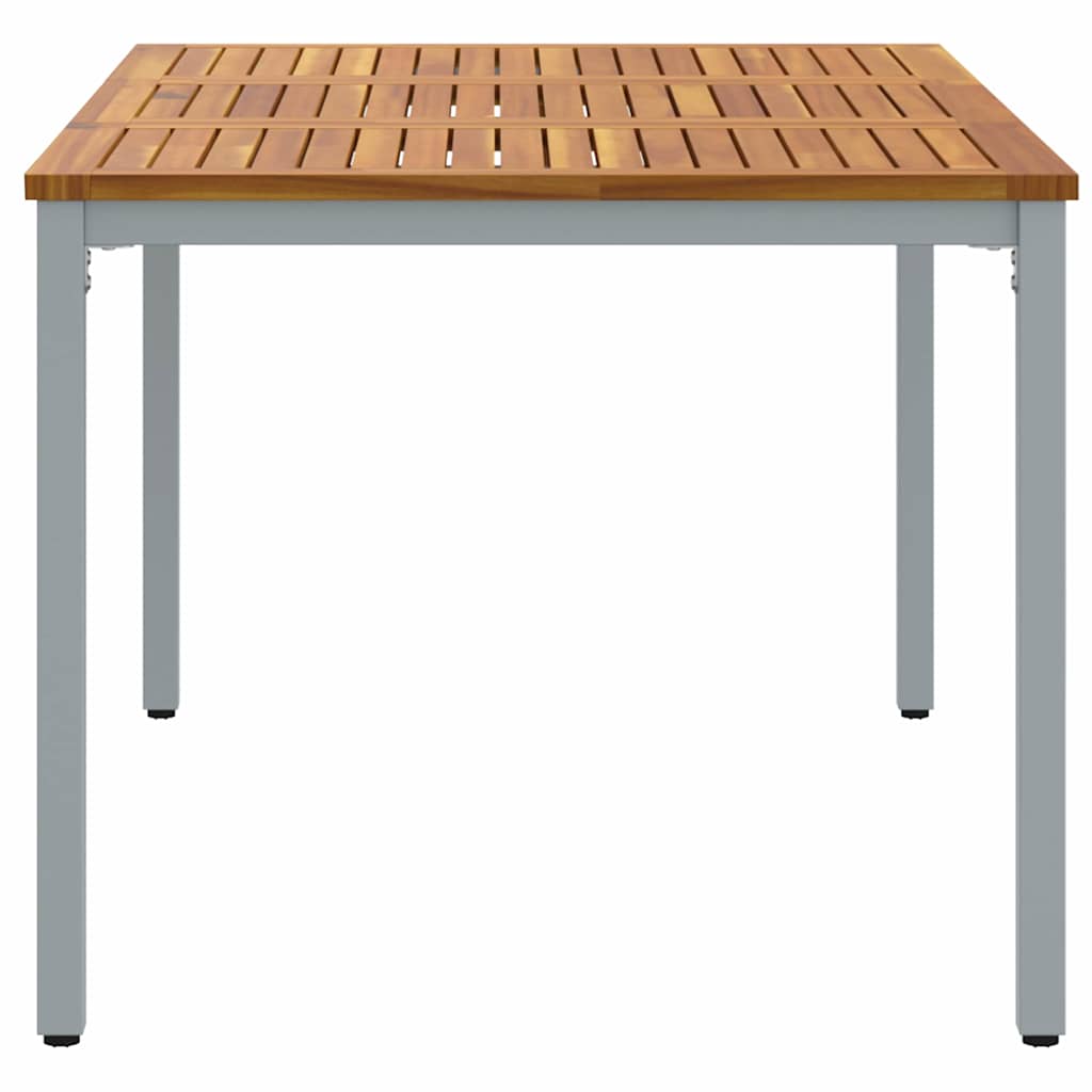 Utendørsbord Naturlig og grå 150 x 90 x 75 cm heltre akasie