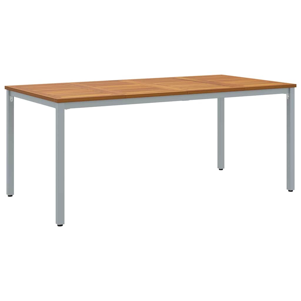 Utendørsbord Naturlig og grå 180 x 90 x 75 cm heltre akasie