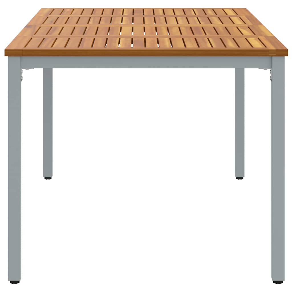 Utendørsbord Naturlig og grå 180 x 90 x 75 cm heltre akasie