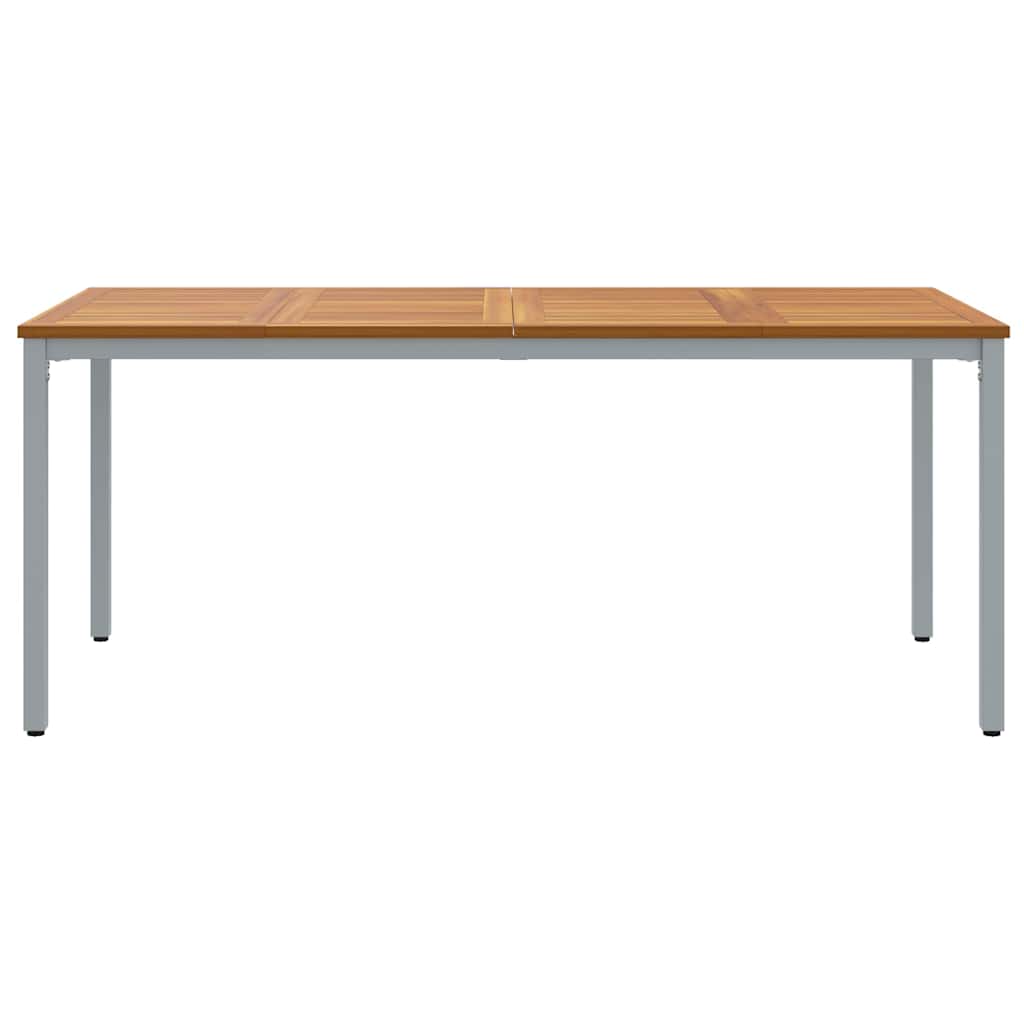 Utendørsbord Naturlig og grå 180 x 90 x 75 cm heltre akasie