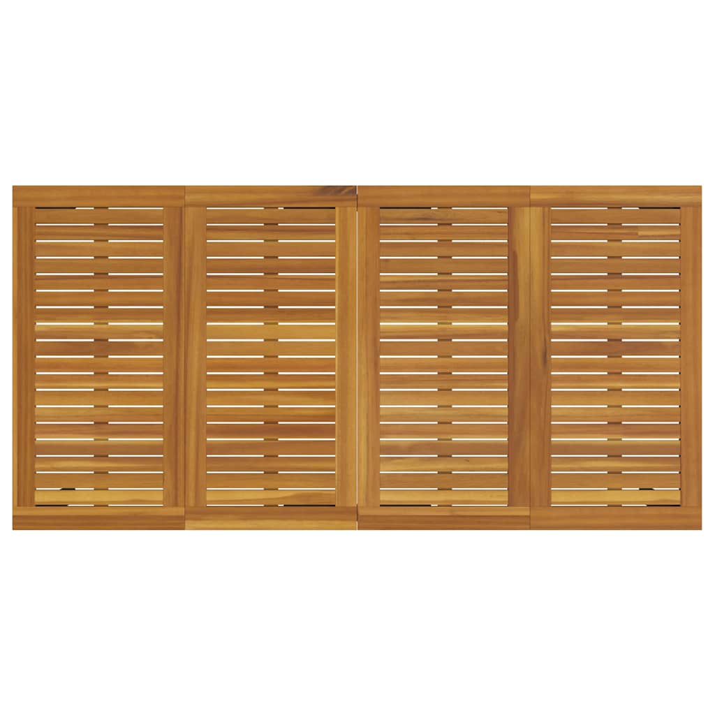Utendørsbord Naturlig og grå 180 x 90 x 75 cm heltre akasie