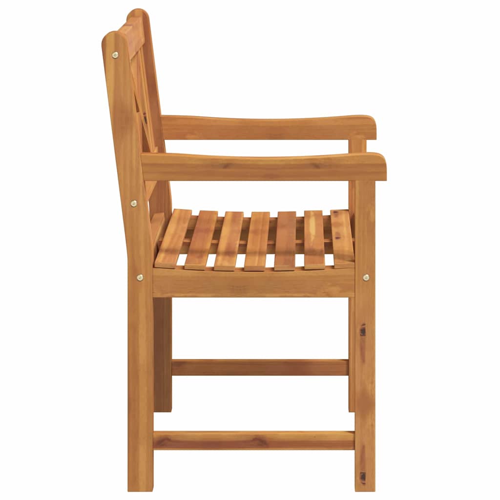 Hage Stol 2 pcs Brun 56 x 56 x 90 cm Massivt akasietre