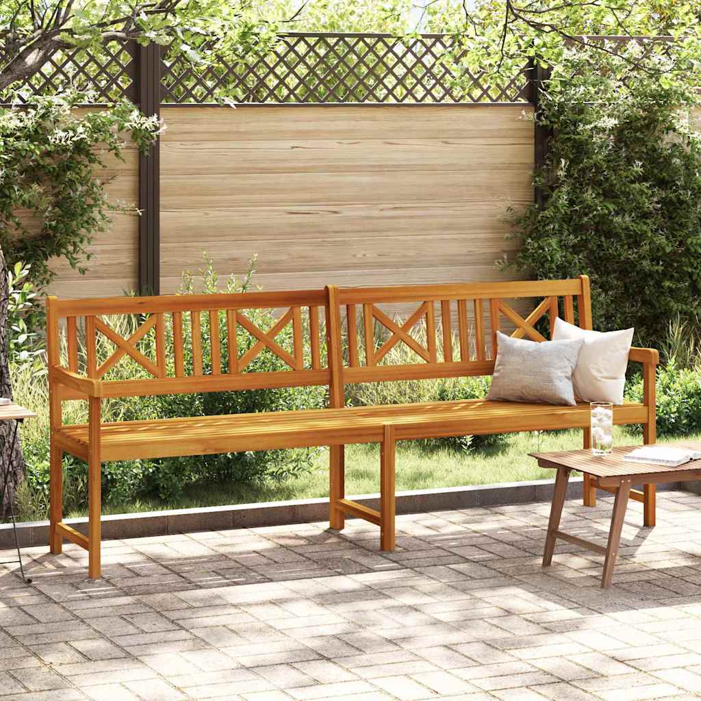 Hagebenk Brun 220 x 56 x 90cm Massivt akasietre
