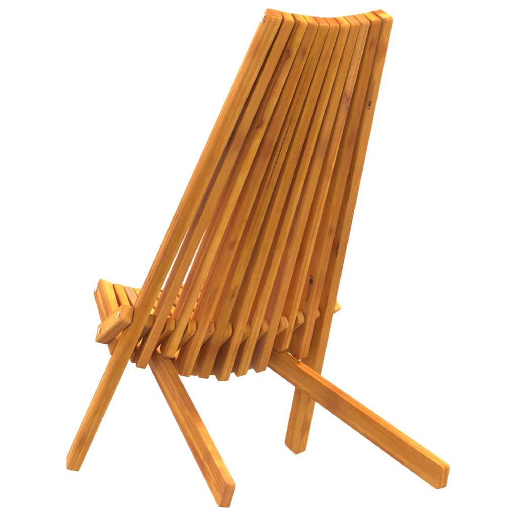 Foldbare Hage Stoler 2 pcs Brun 56 x 69 x 84 m heltre akasie
