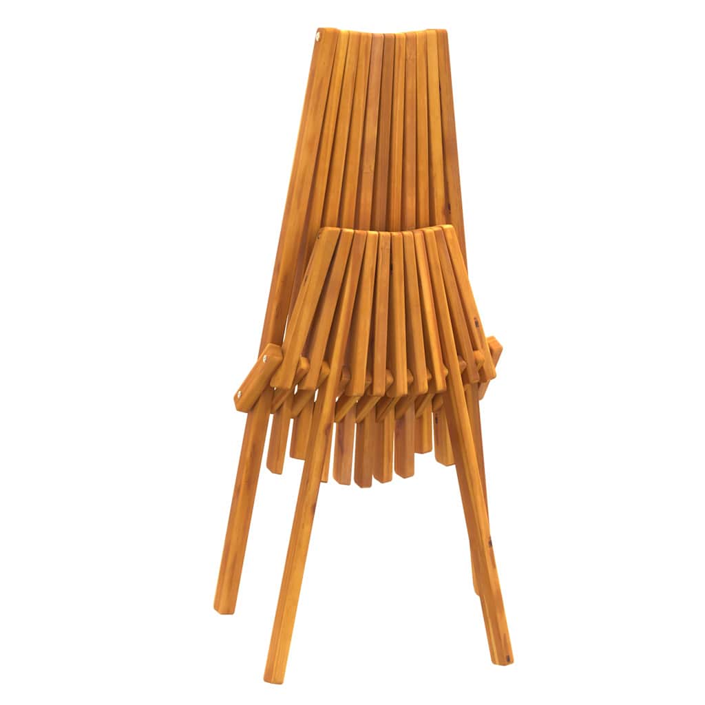 Foldbare Hage Stoler 2 pcs Brun 56 x 69 x 84 m heltre akasie