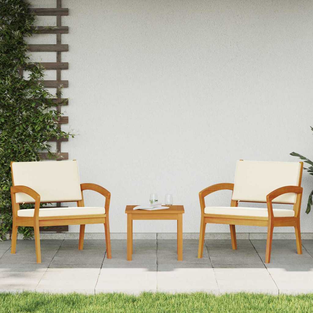 Hagemøbler 2 stk 59,5x70,5x72,5 cm Solid akasietre