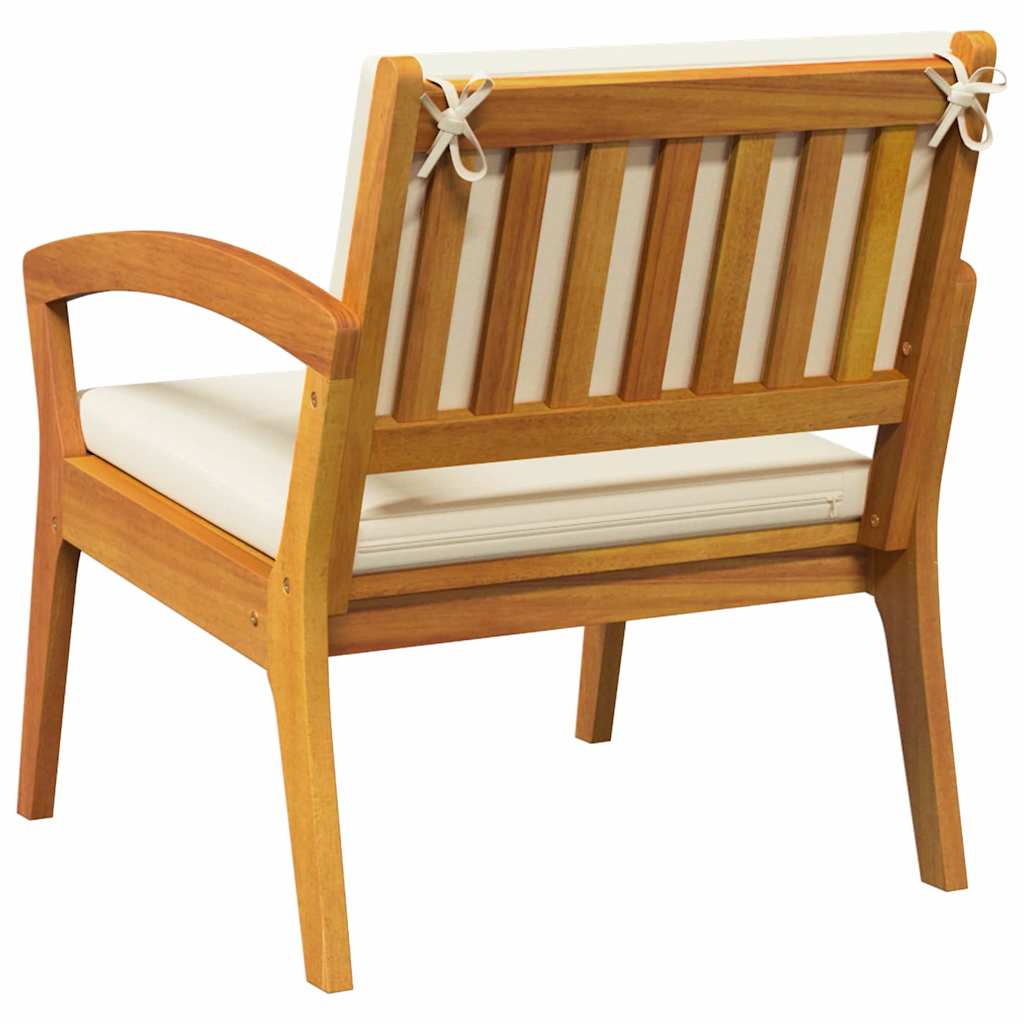 Hagemøbler 2 stk 59,5x70,5x72,5 cm Solid akasietre