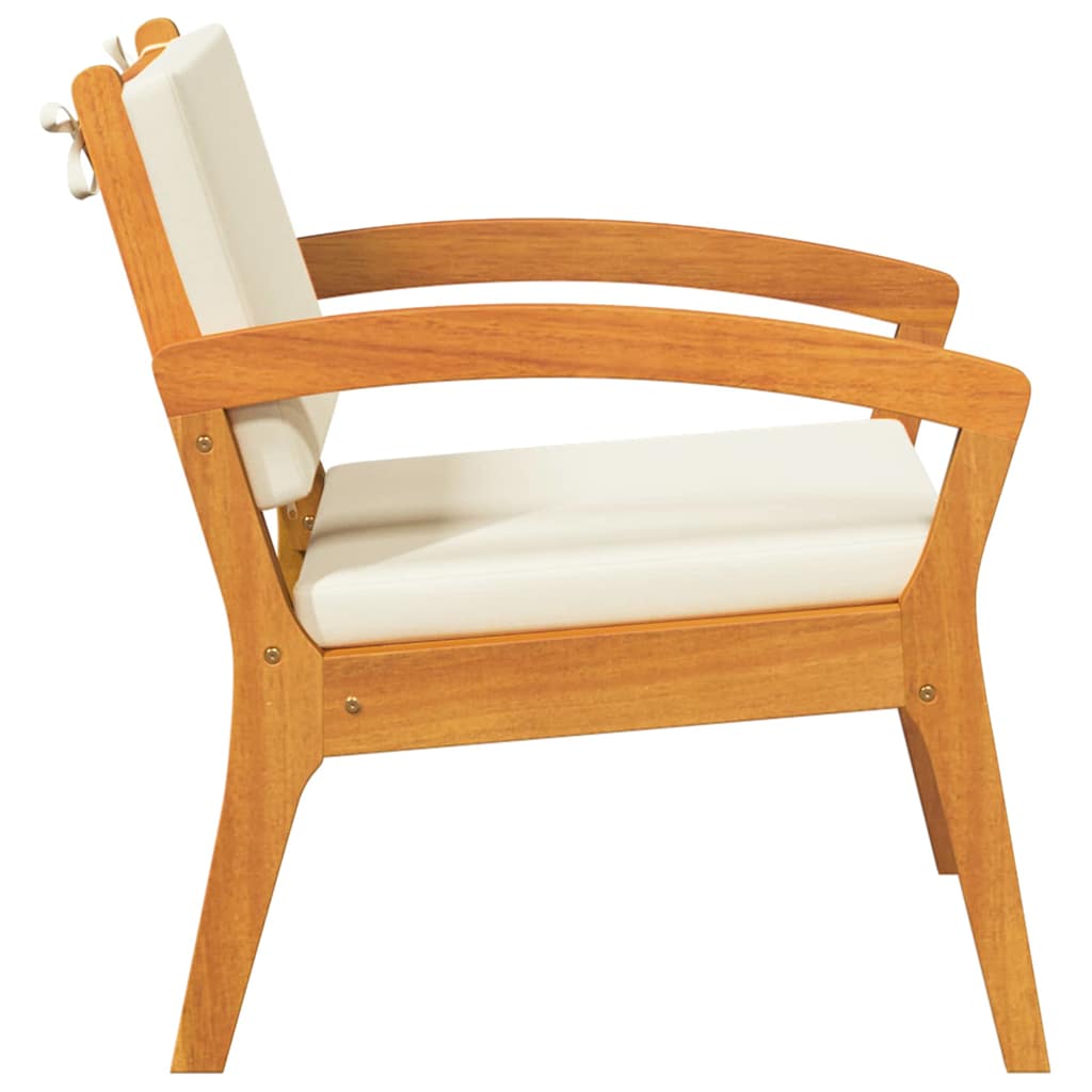 Hagemøbler 2 stk 59,5x70,5x72,5 cm Solid akasietre