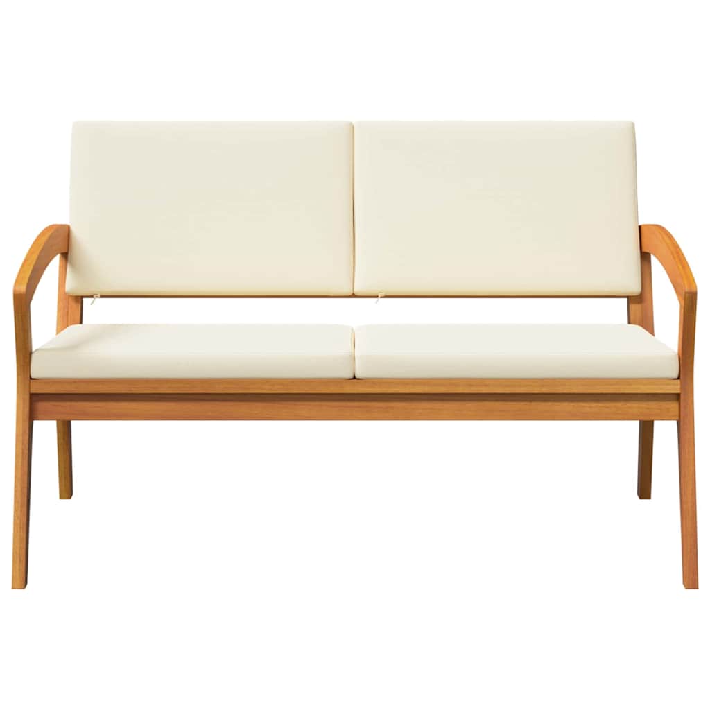 Hagebenk med puter 115x70x72 cm Massivt akasietre