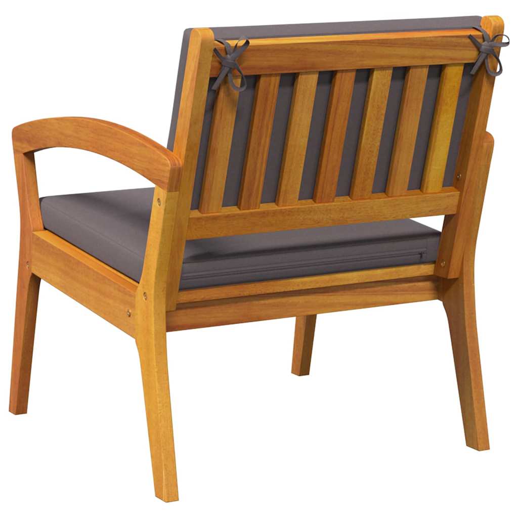 Hagemøbler 2 stk 59,5x70,5x72,5 cm Massivt akasietre