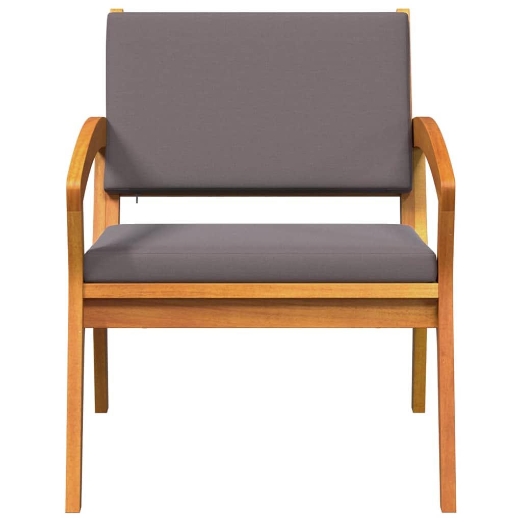 Hagemøbler 2 stk 59,5x70,5x72,5 cm Massivt akasietre