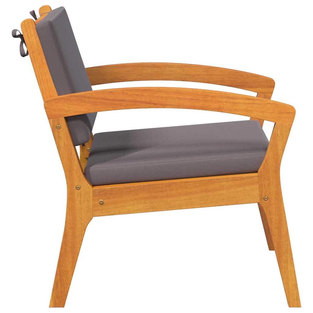 Hagemøbler 2 stk 59,5x70,5x72,5 cm Massivt akasietre