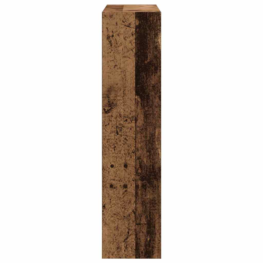 Skohylle med Flip Skuff Gamle Tremateriale 80x21x87,5 cm