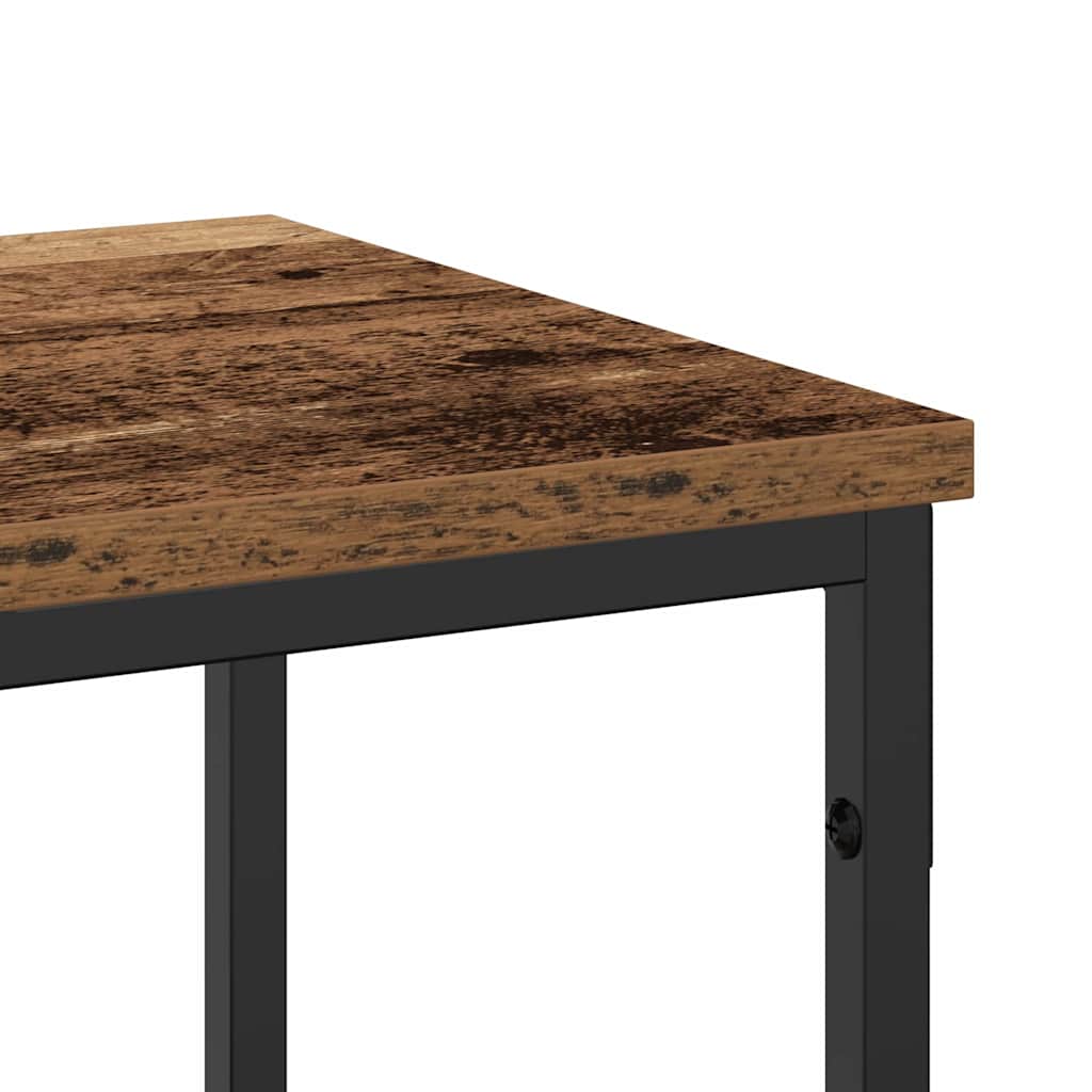 Konsollbord Gamle tre 200 x 30 x 75 cm Ingeniørtre og metall