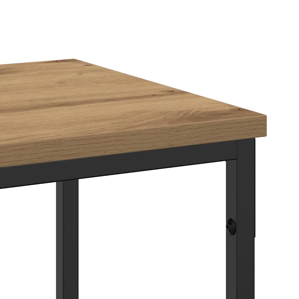 Konsollbord artisan eik 200 x 30 x 75 cm Ingeniørtre og metall