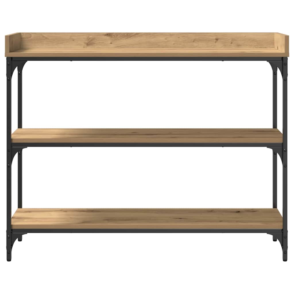 Konsollbord Artisan Eik 100x30x80 cm Ingeniørtre & Stål