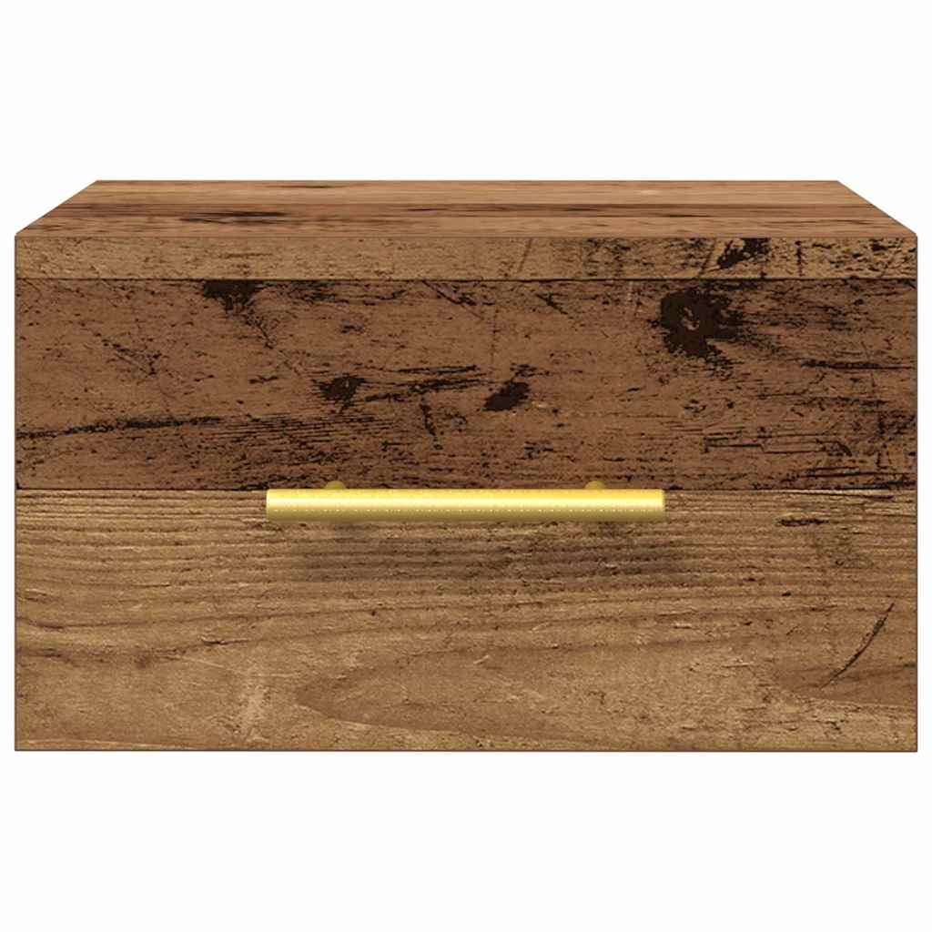 Nattbordskap 2 pcs Gammelt tre 35 x 35 x 20 cm Konstruert tre