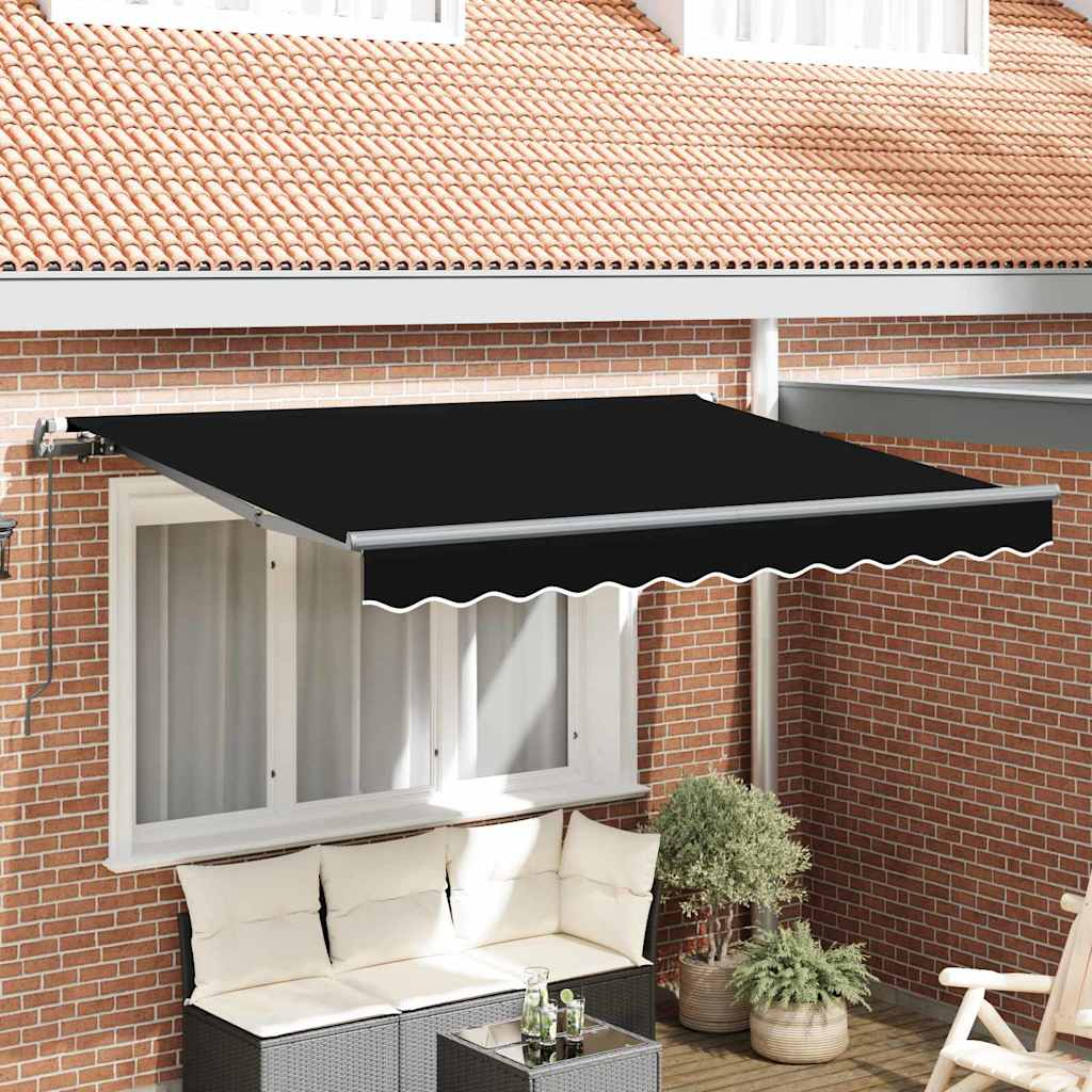 Innvendbar Markise Svart og Anthracite