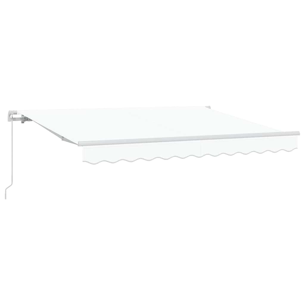Innvendbar Markise Hvit 350x200 cm 350 x 200 cm 3,5 x 2 m