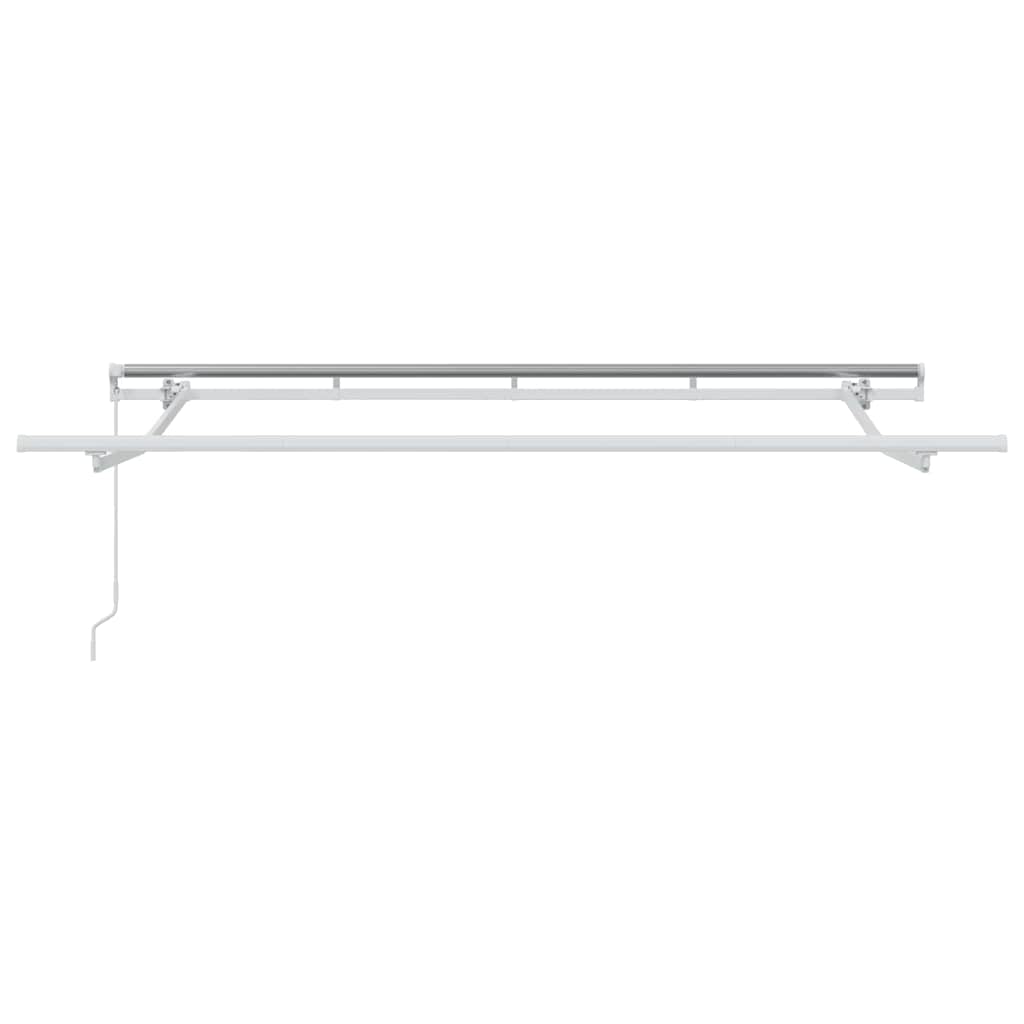 Innvendbar Markise Hvit 350x200 cm 350 x 200 cm 3,5 x 2 m
