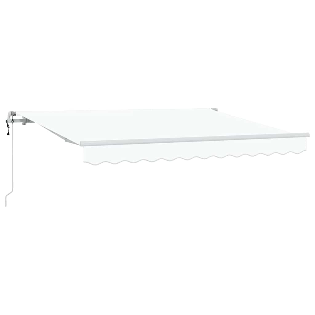 Innvendbar Markise Hvit 350x200 cm 350 x 200 cm 3,5 x 2 m