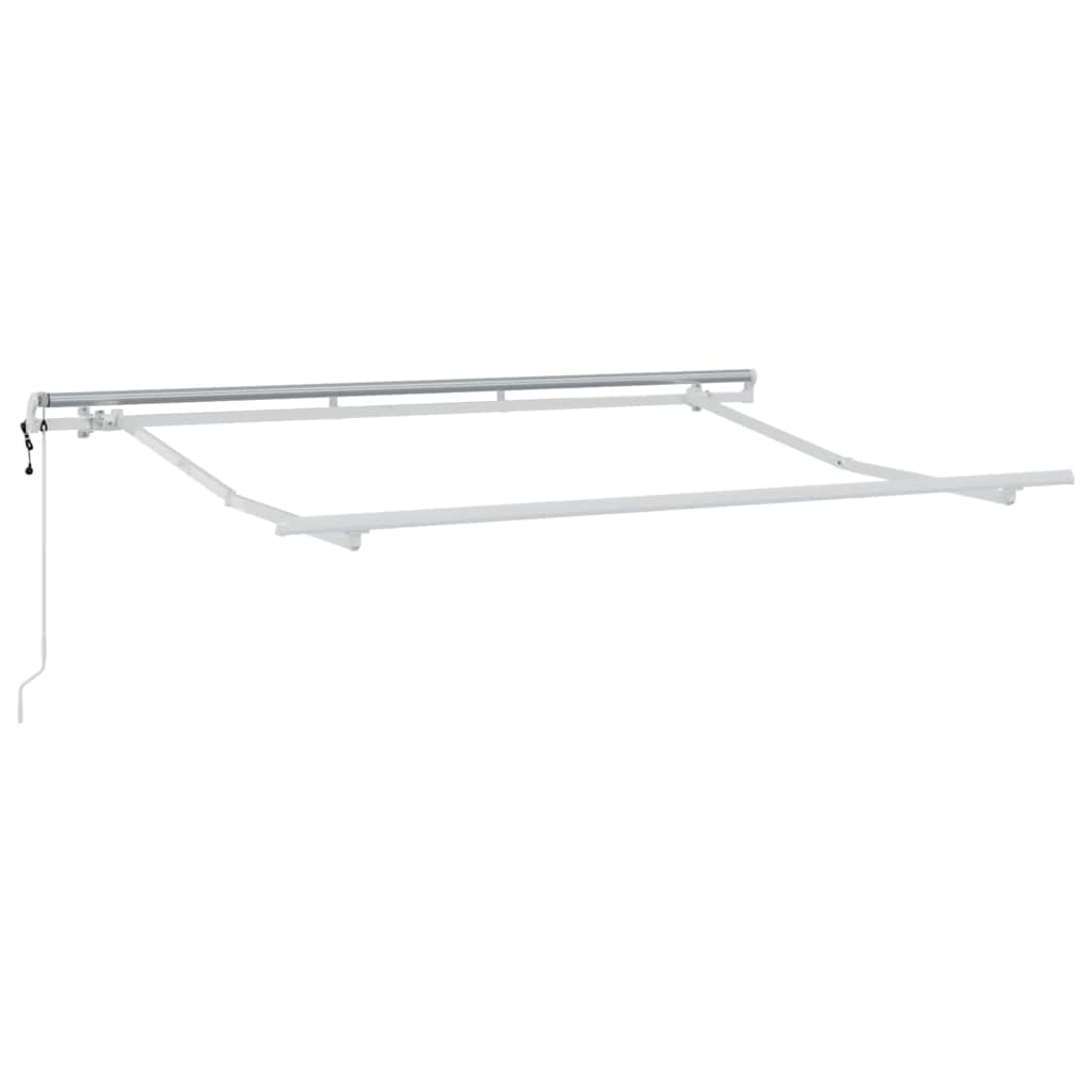 Innvendbar Markise Hvit 350x200 cm 350 x 200 cm 3,5 x 2 m