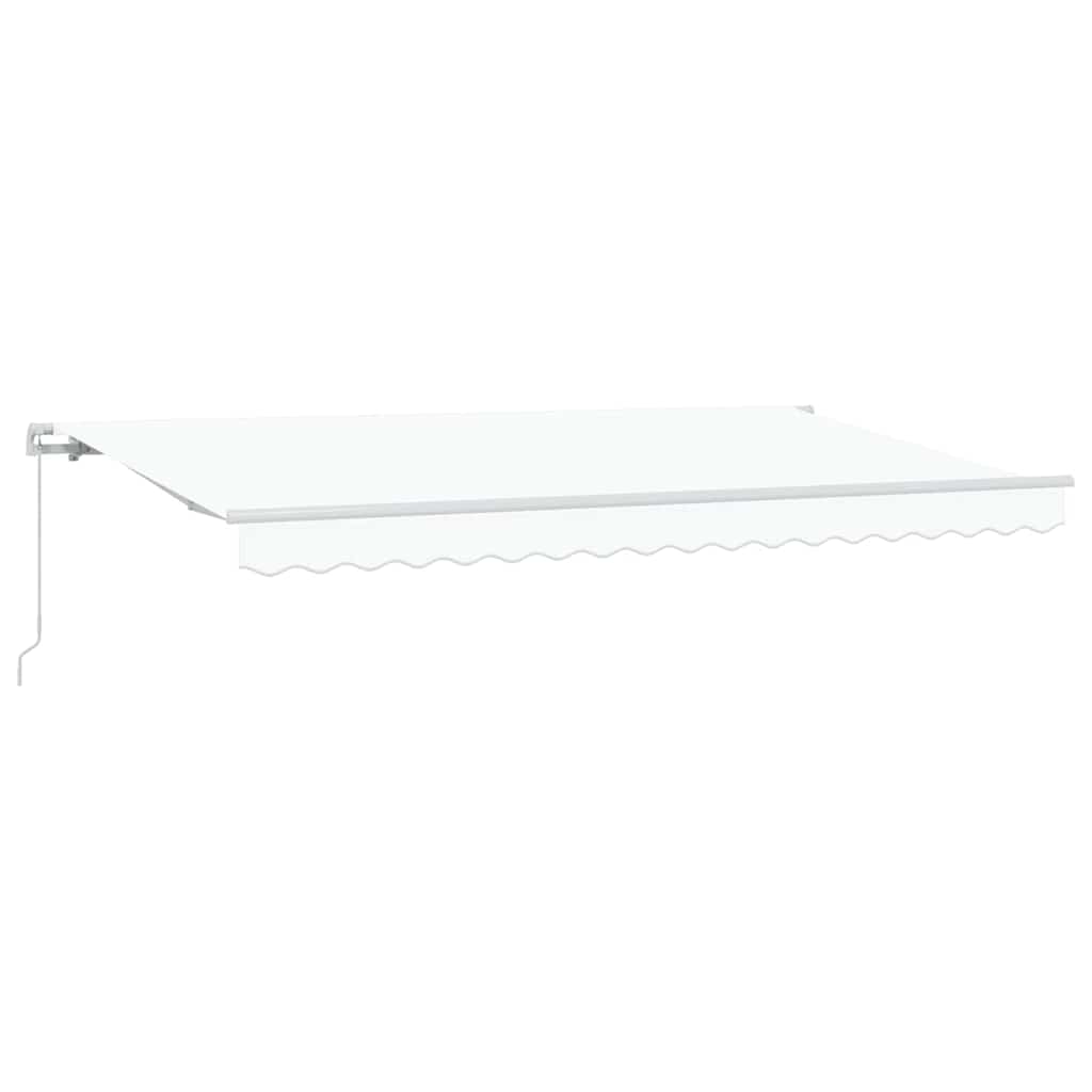 Innvendbar Markise Hvit 400x200 cm 400 x 200 cm 4x2 m