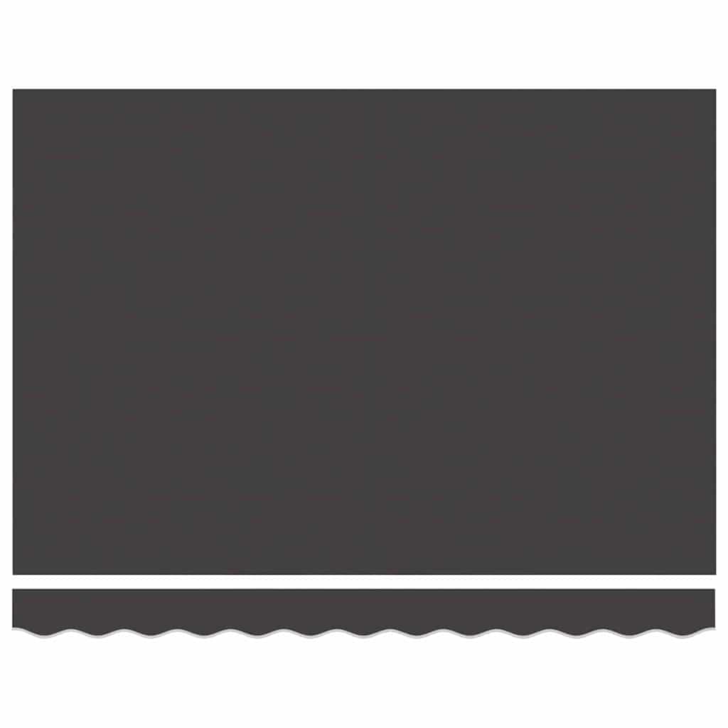 Innvendbar Markise Antrasitt 300x250 cm stoff