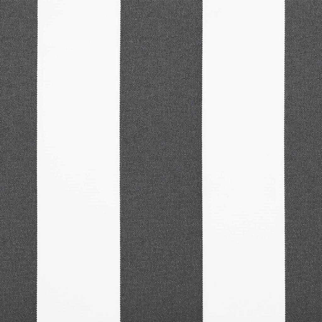 Innvendbar Markise Antrasitt og Hvit 300x250 cm stoff