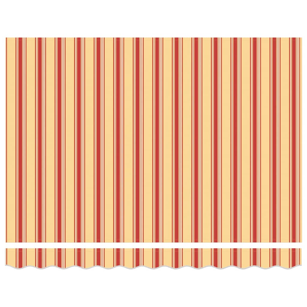 Innvendbar Markise Gul og oransje 300x250 cm stoff