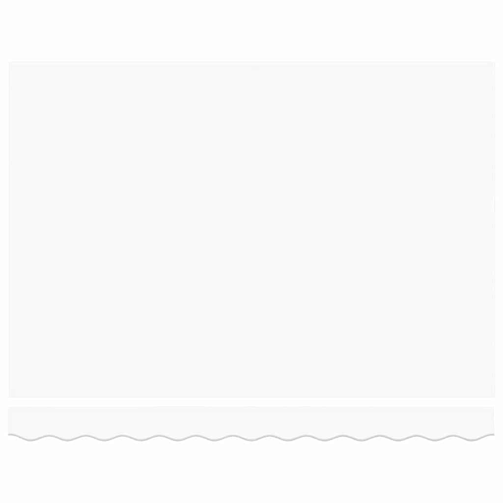 Innvendbar Markise Hvit 300x250 cm stoff