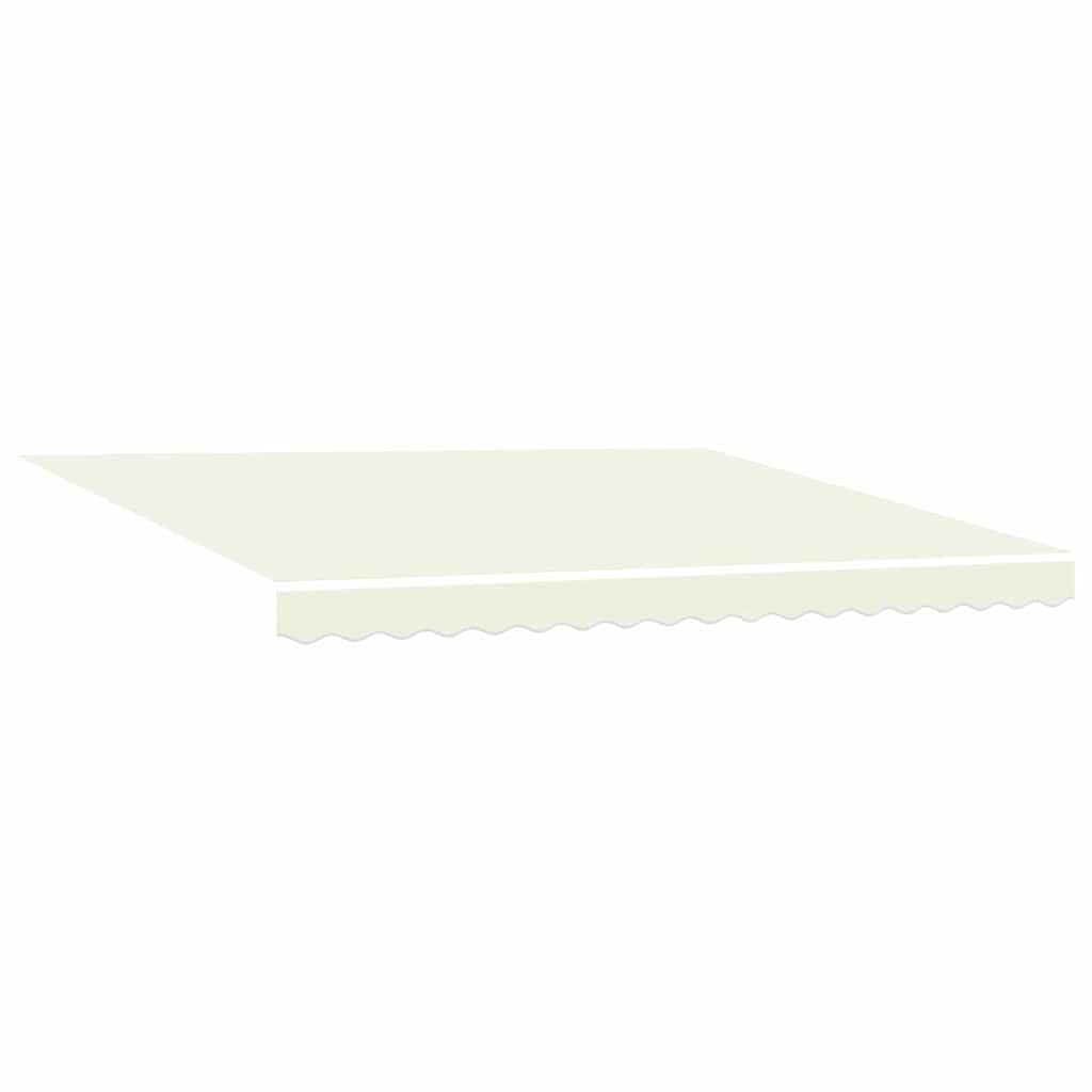 Innvendbar Markise Krem 400 × 300 cm Stoff, Metall