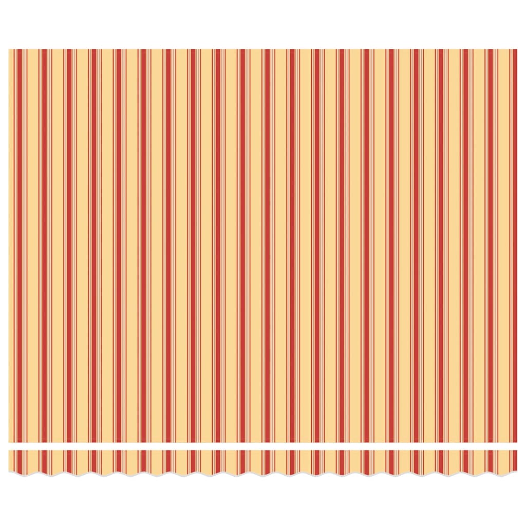 Innvendbar Markise Gul, Oransje 400 × 300 cm Stoff, Metall