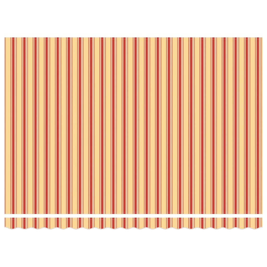 Innvendbar Markise Gul og oransje 450x300 cm stoff